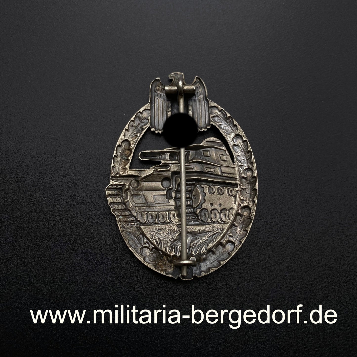 Panzerkampfabzeichen Juncker Neusilber