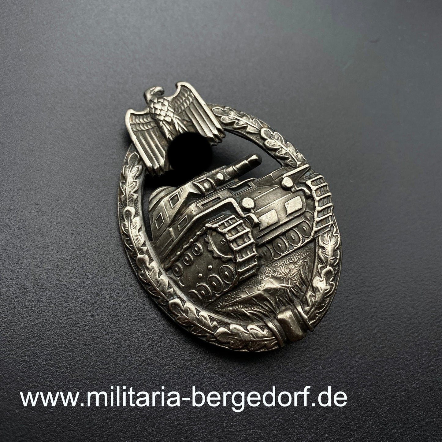 Panzerkampfabzeichen Juncker Neusilber