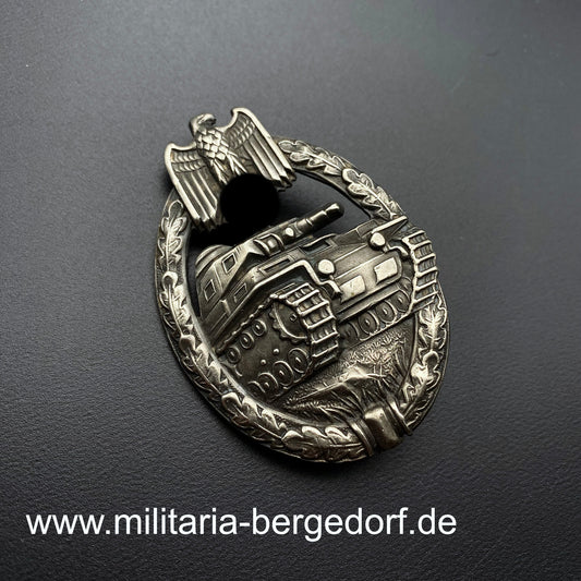 Panzerkampfabzeichen Juncker Neusilber