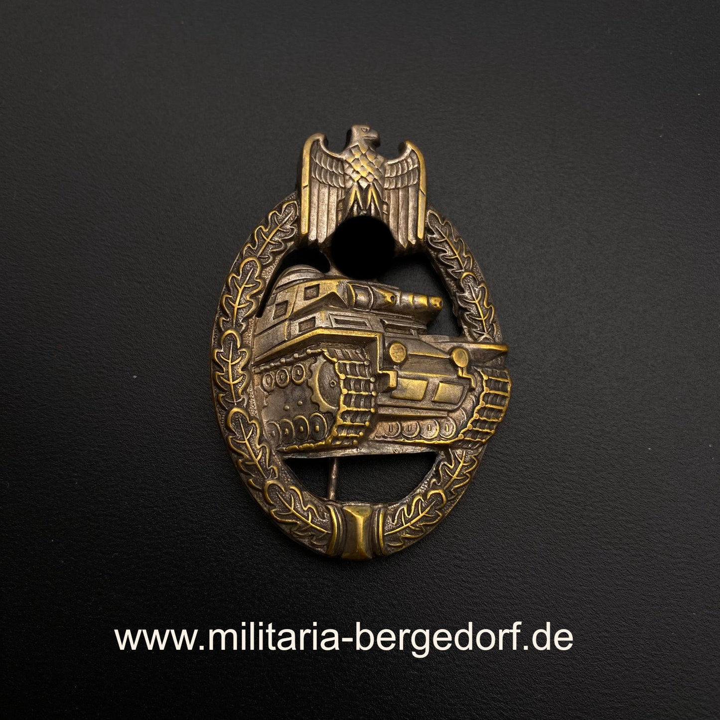 Panzerkampfabzeichen S&H Buntmetall