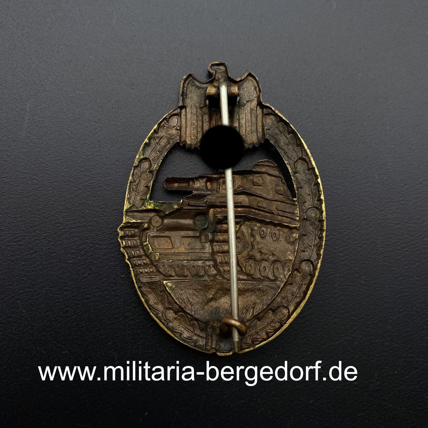 Panzerkampfabzeichen Buntmetall Wurster